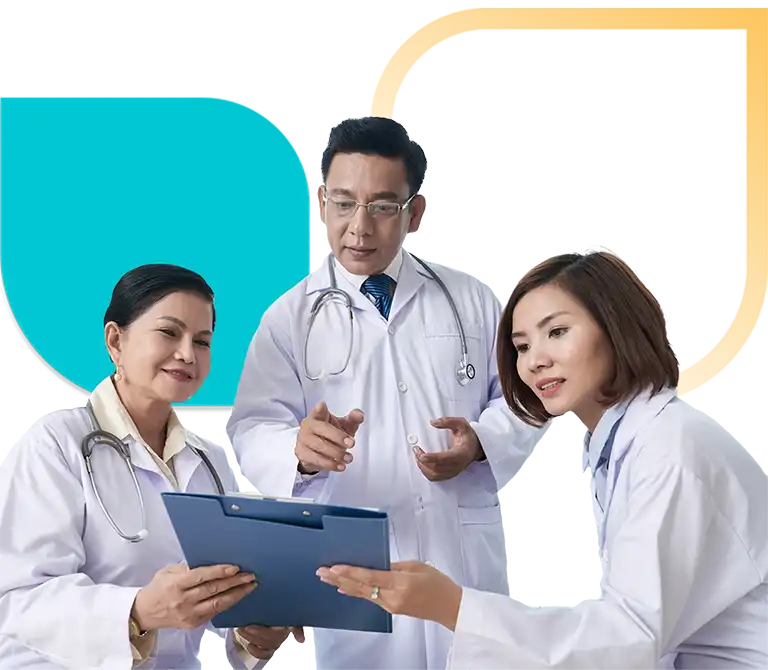 Doctor discuss